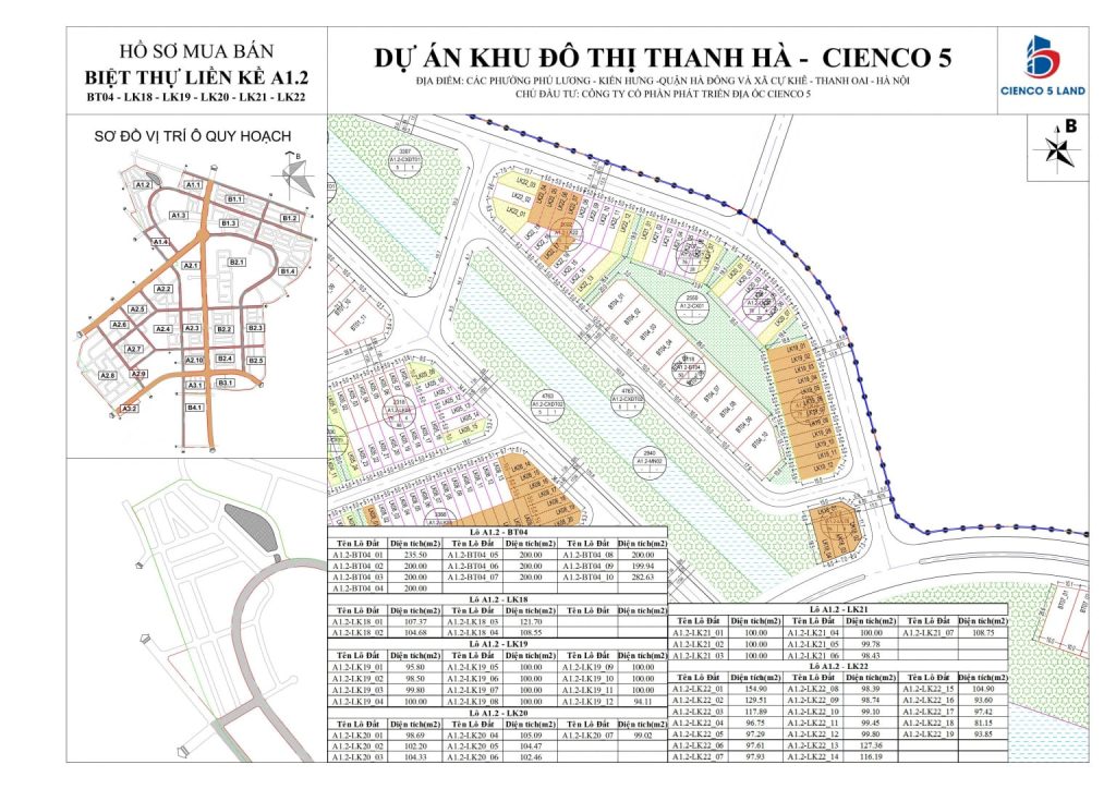 BÁN LIỀN KỀ THANH HÀ A1.2 LIỀN KỀ 09