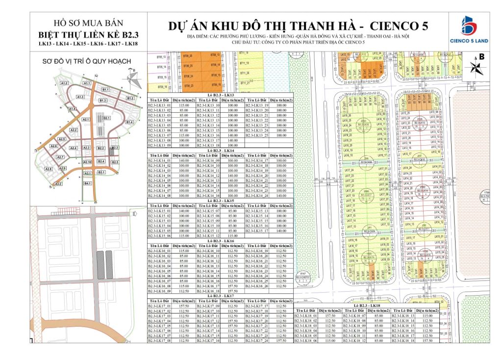 Liền Kề Thanh Hà B2.3