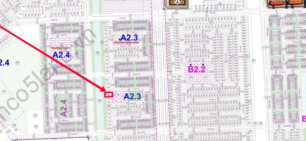 biệt thự Thanh Hà A2.3 biệt thự 02