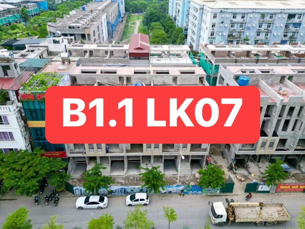 Liền kề Thanh Hà B1.1 LK07