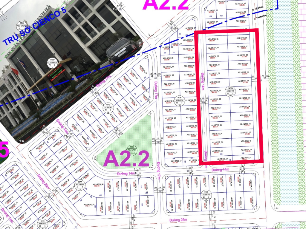 Biệt thự Thanh Hà A2.2 BT03 1/500