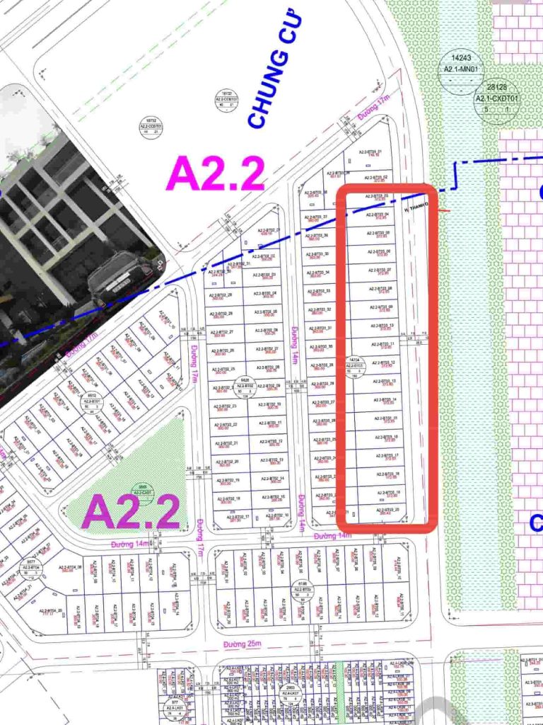 Cần bán biệt thự Thanh Hà khu A2.2 BT03