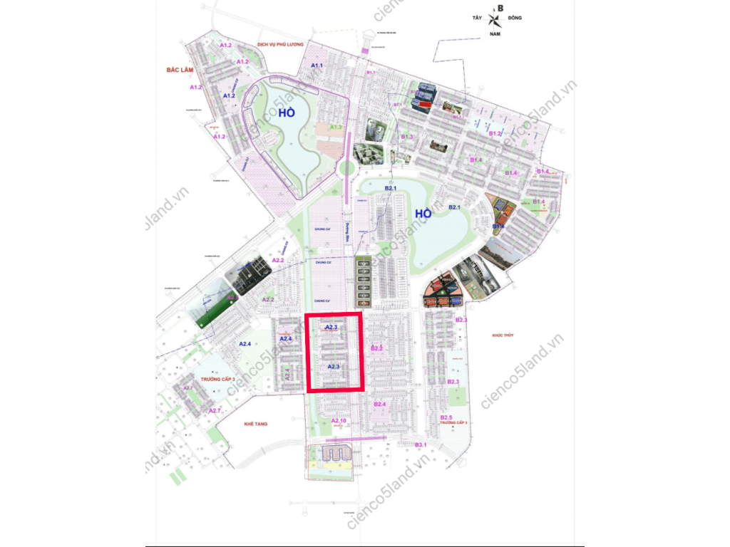 Bán liền kề thanh hà đường 17m cách đường trục cienco 5 100m